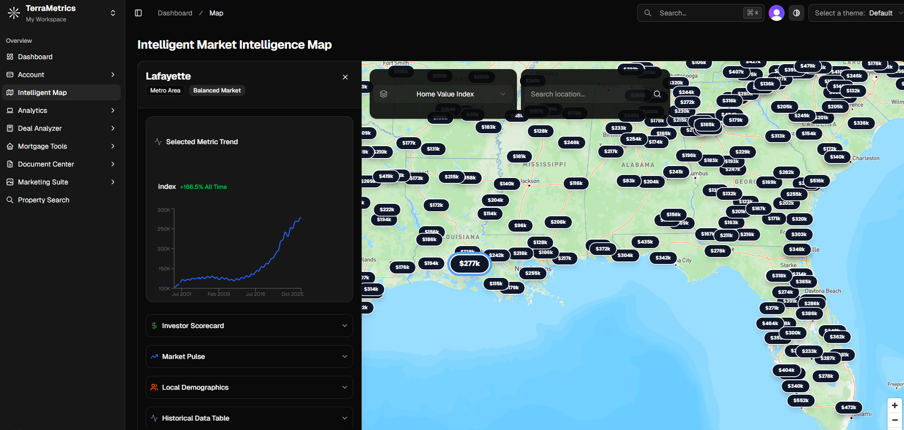 Intelligent Map & Search